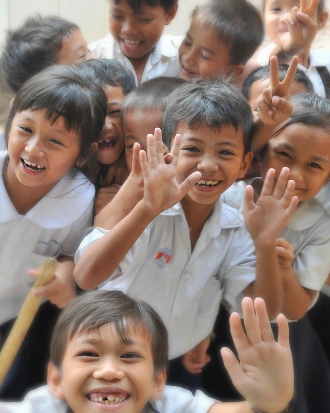 Back to School pupils
